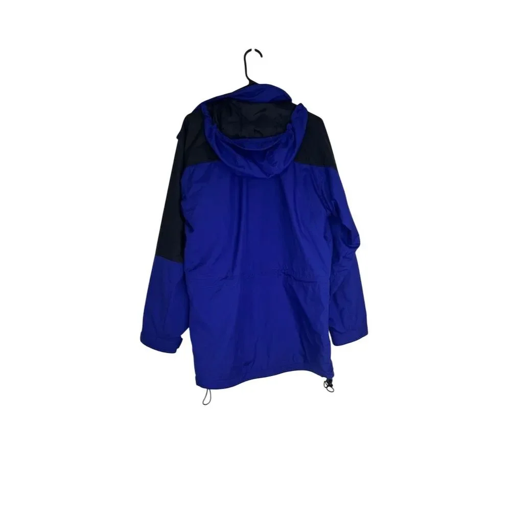 The North Face Men's XS Windbreaker Jacket Blue Hooded Casual